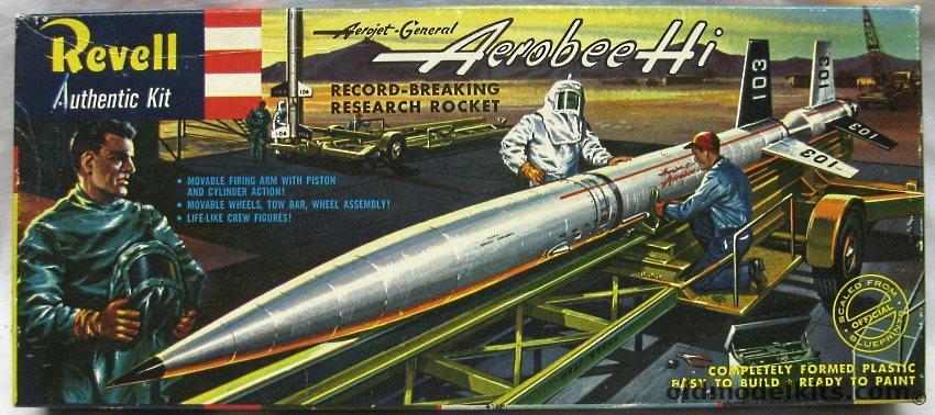 Revell 1/40 Aerobee Hi Missile - 'S' Issue, H1814-98 plastic model kit